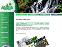 Tablet Screenshot of forest-design.net